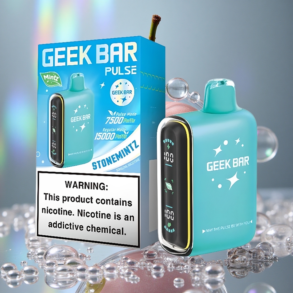 Мента Комбинација GEEK BAR Pulse 15000 Пуфова Капацитет е-течности 16 мл