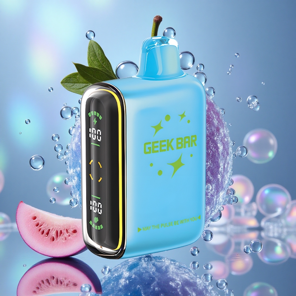 Јагода-Ванила GEEK BAR Pulse 15,000 Удараја са Подешавањем Протока Ваздуха