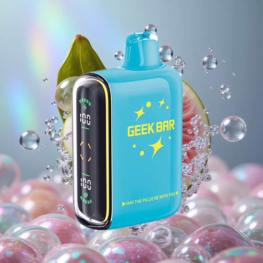 Јагода-Ванила GEEK BAR Pulse 15,000 Удараја са Подешавањем Протока Ваздуха