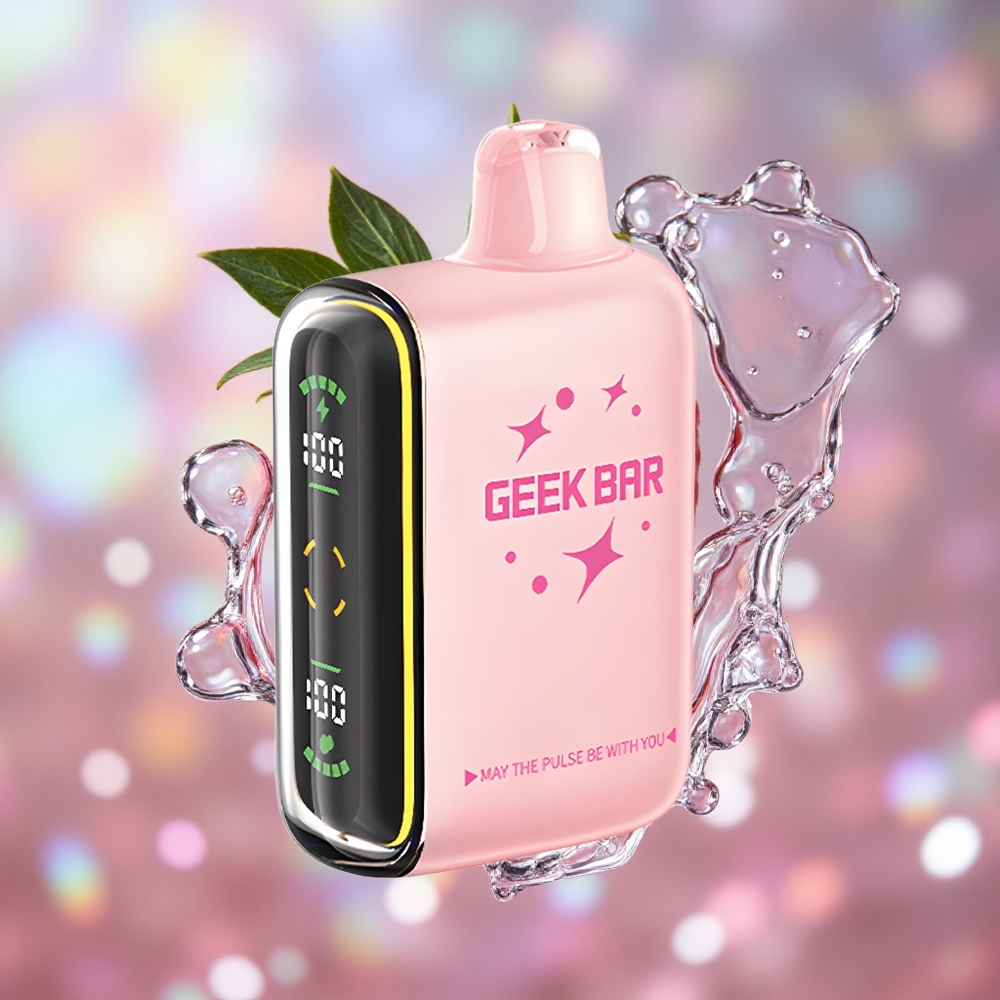 Јагода-Ванила GEEK BAR Pulse 15,000 Удараја са Подешавањем Протока Ваздуха