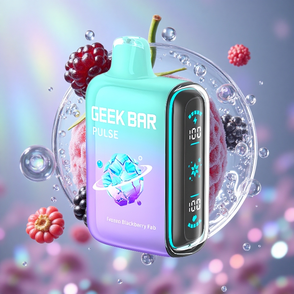 Ledena kombinacija GEEK BAR Pulse 15000 Puffs Капацитет е-течности 16 мл
