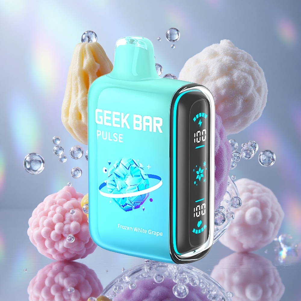 Ledena kombinacija GEEK BAR Pulse 15000 Puffs Капацитет е-течности 16 мл