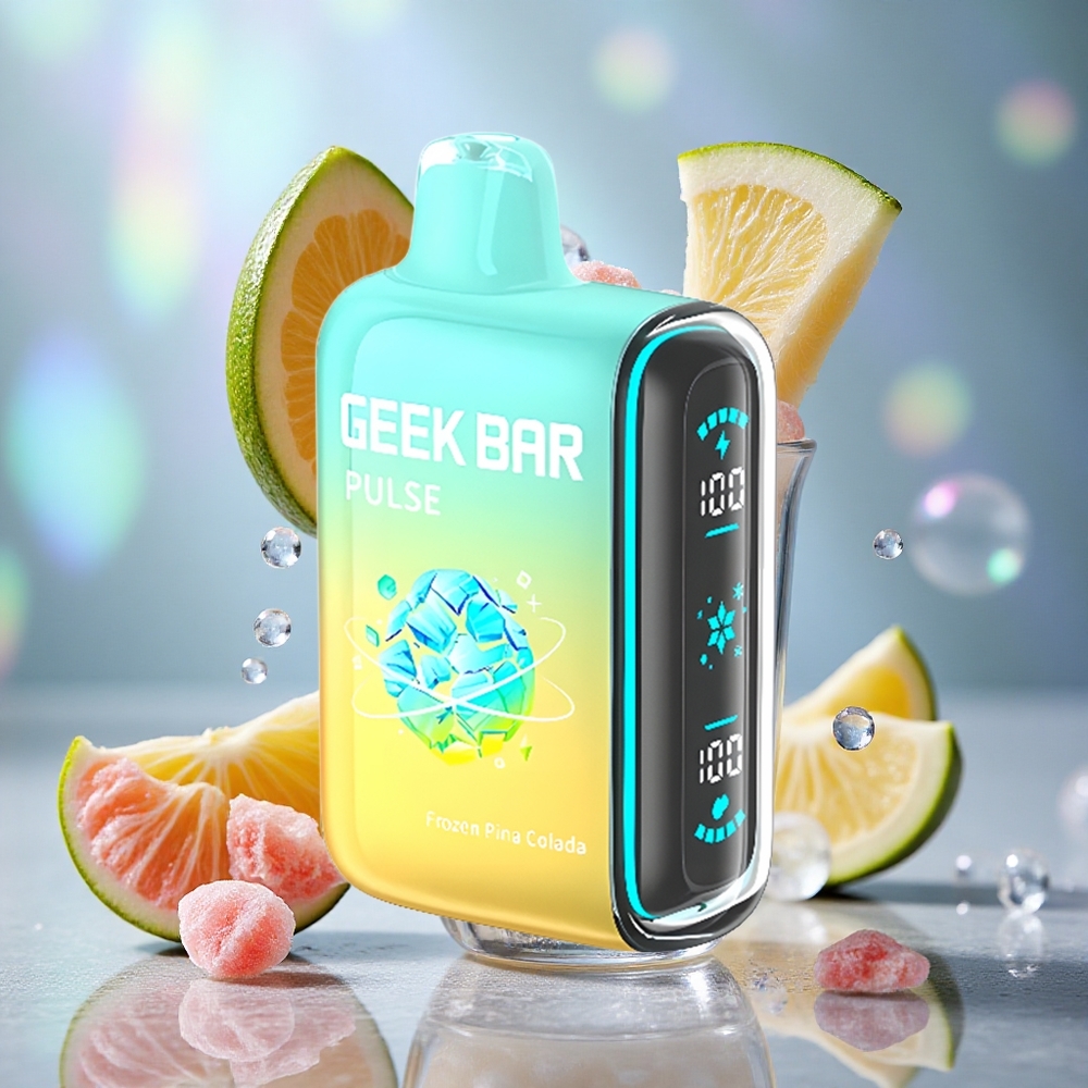 Ledena kombinacija GEEK BAR Pulse 15000 Puffs Капацитет е-течности 16 мл