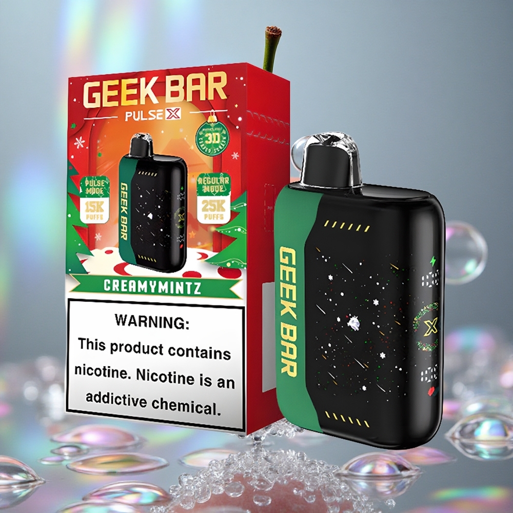 Божићно издање GEEK BAR Pulse X 25000 пуфова USB Type-C