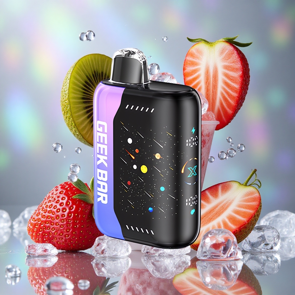 Јагода-Киви Лед GEEK BAR Pulse X 42K Puffs 3D закривљени екран
