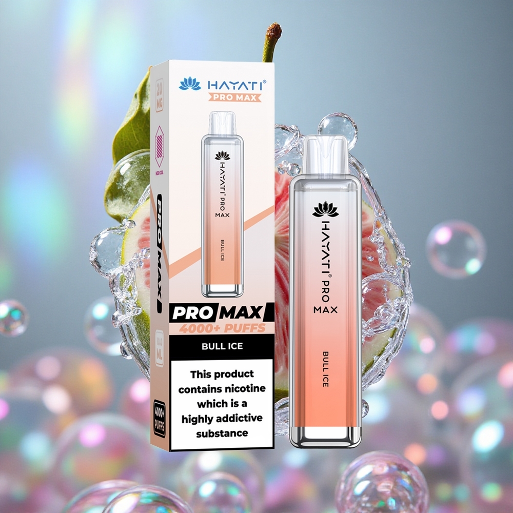 Kristalni Hayati Pro Max 4000 Puffs Једнократни Вапе Bull Led