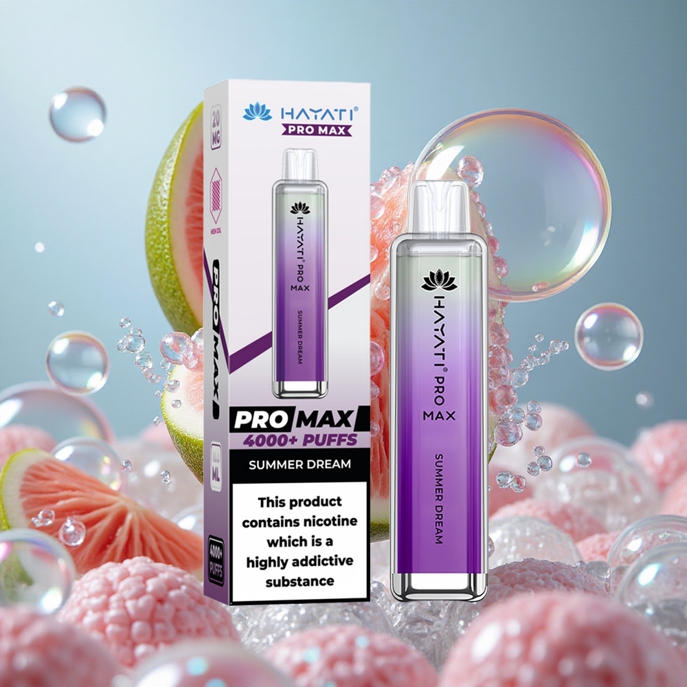 Letnji San Hayati Pro Max 4000 Puffs Дуал Месх Цоил