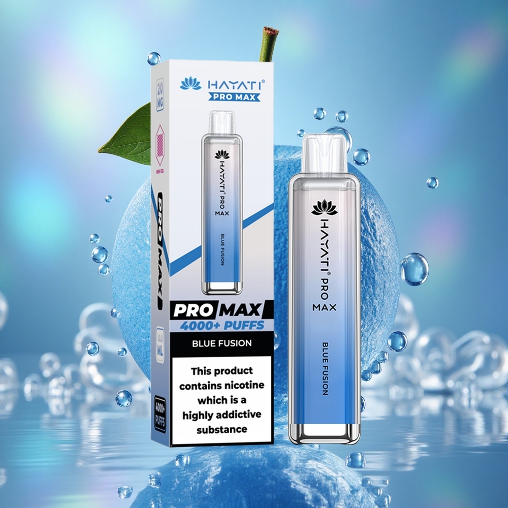 Plava Fuzija Hayati Pro Max 4000 Puffs Дуал 1.1 Охм Месх Цоил