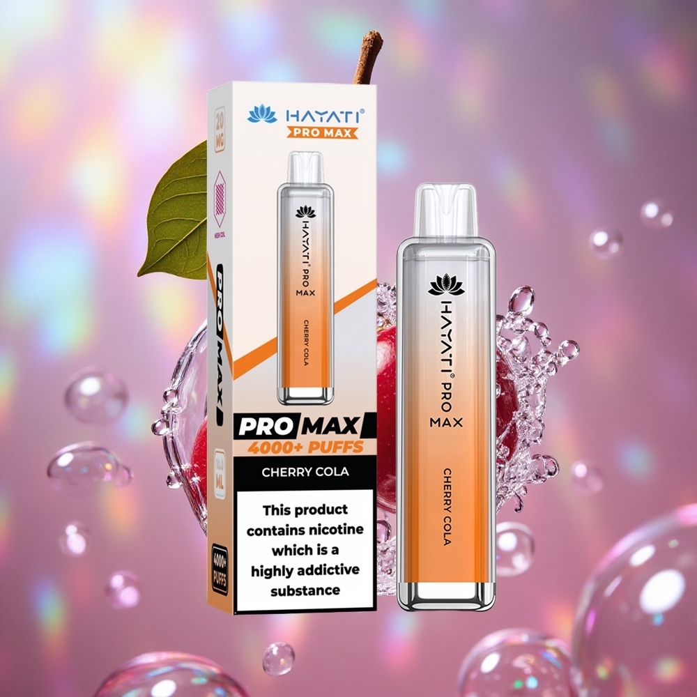 Višnja Kola Hayati Pro Max 4000 Puffs Дуал 1.1 Охм Месх Цоил