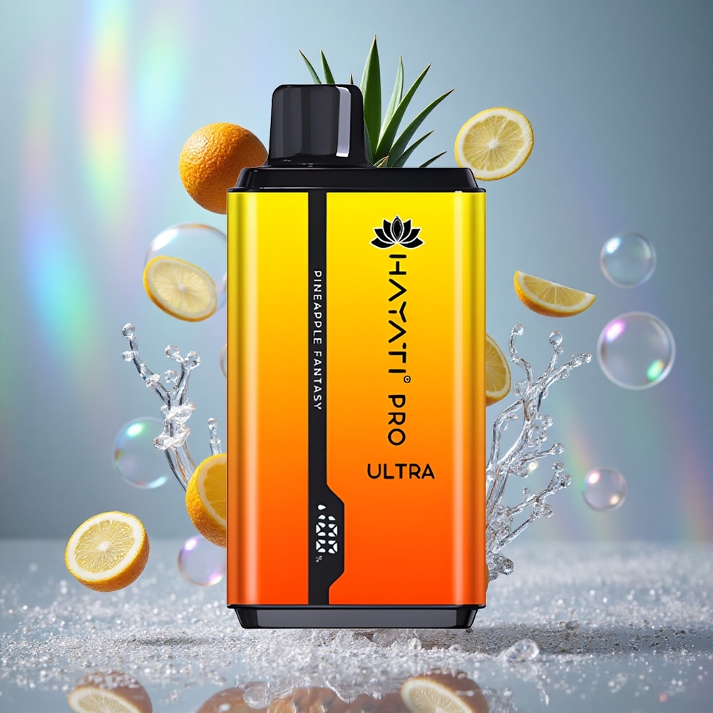 Ananas Fantazija Hayati Pro Ultra 15000 Puffs 2*12мл Е-течност Капацитет