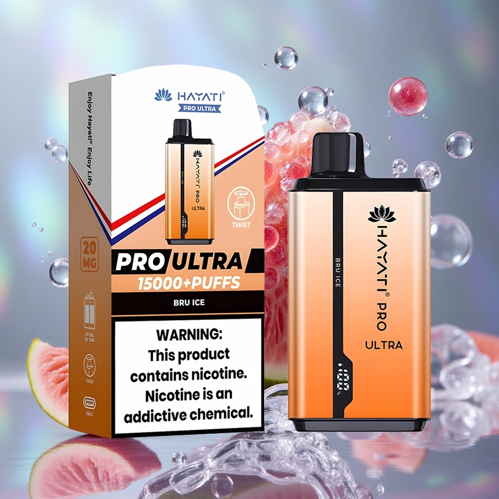 Bru Led Hayati Pro Ultra 15000 Puffs 2*12мл Е-течност Капацитет