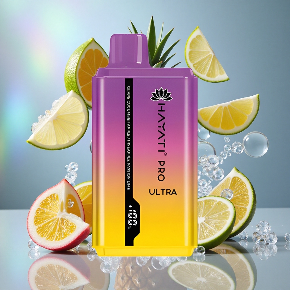 Grozd Krastavac Jabuka Hayati Pro Ultra 15000 Puffs 2*12мл Е-течност Капацитет