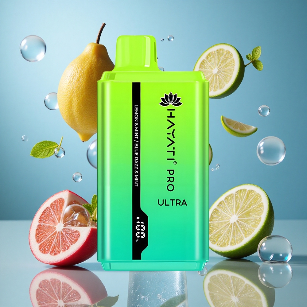 Limon & Nana Plava Malina & Nana Hayati Pro Ultra 15000 Puffs 2*12мл Е-течност Капацитет