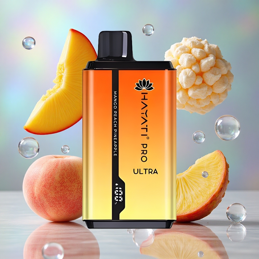 Mango Breskva Ananas Hayati Pro Ultra 15000 Puffs 2*12мл Е-течност Капацитет