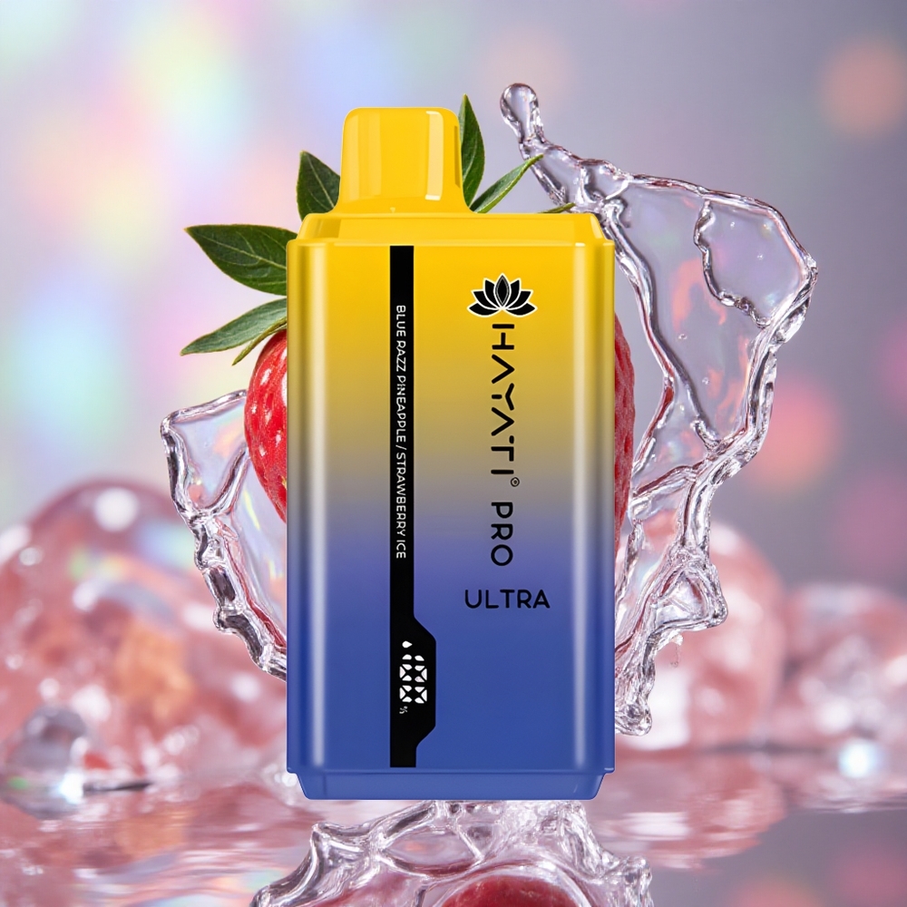 Plava Malina Ananas Hayati Pro Ultra 15000 Puffs 2*12мл Е-течност Капацитет