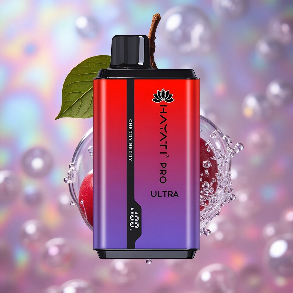 Trešnja-Bobičasto Hayati Pro Ultra 15000 Puffs 2*12мл Е-течност Капацитет