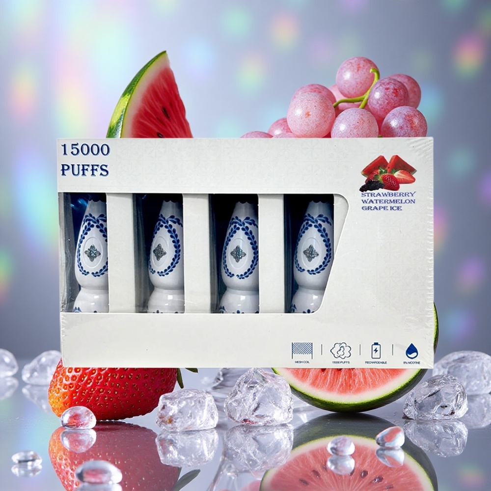 Jagoda Lubenica Grožđe Led HUMO Azul 15000 Puffs 20мЛ унапред напуњен резервоар за Е-течност