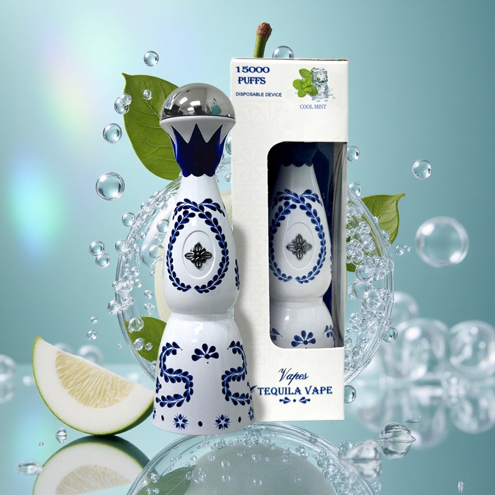 Menta HUMO Azul 15000 Puffs са 20мЛ унапред напуњен резервоар за Е-течност