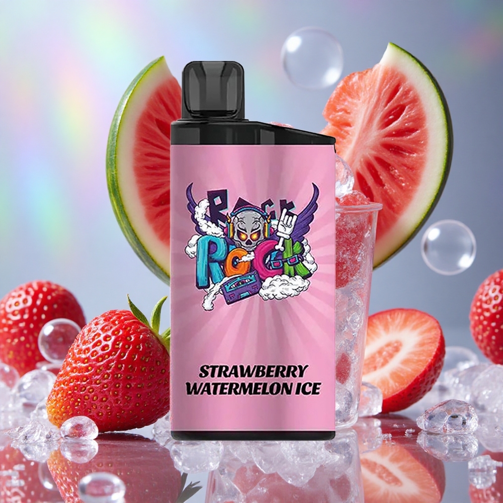 Јагода Лубеница Лед IGET Bar 3500 Puffs Мрежаста завојница од 1,2 ома