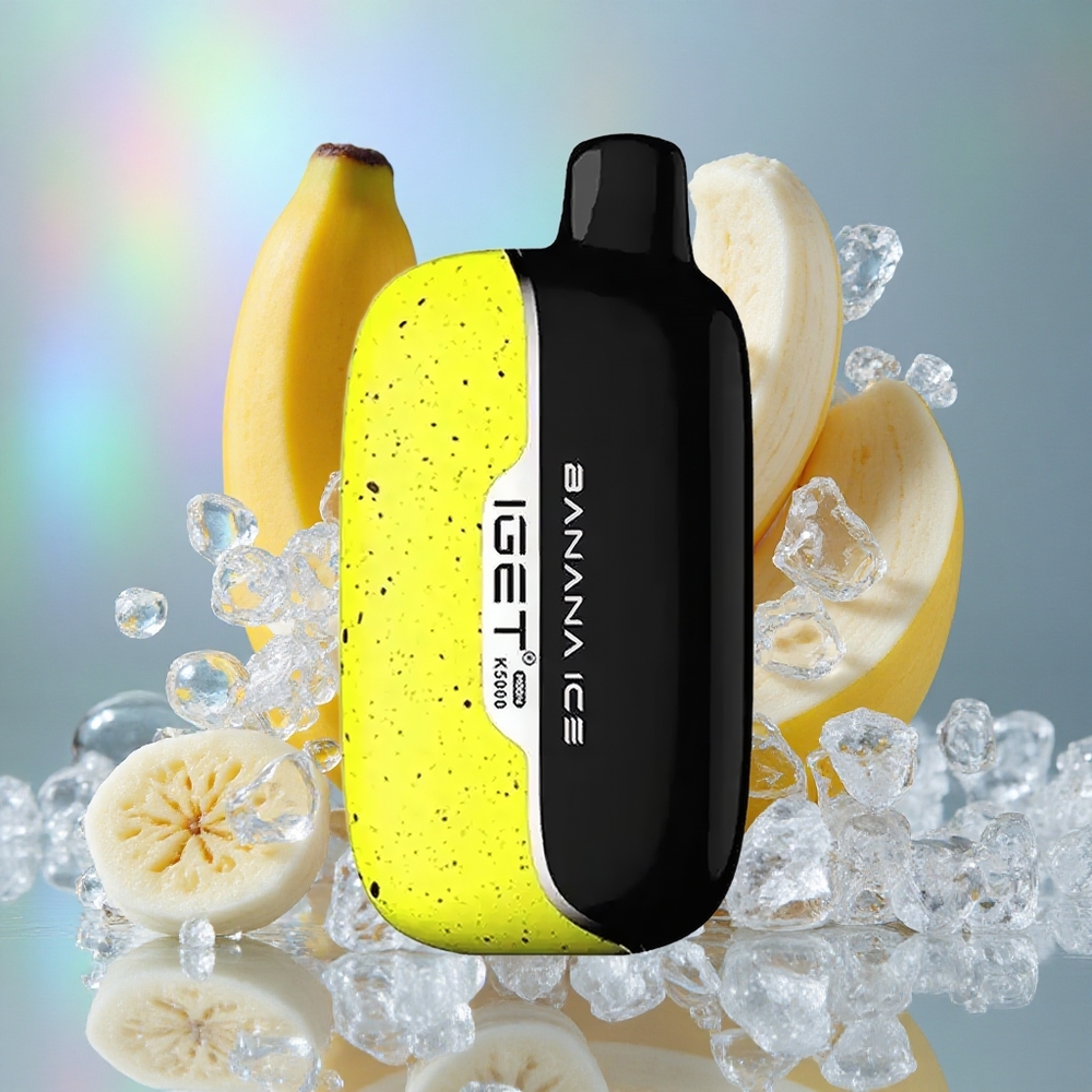 Banana Led IGET Moon K5000 Puffs Једнократни Вапе Мрежасти калем 1,35 Охм