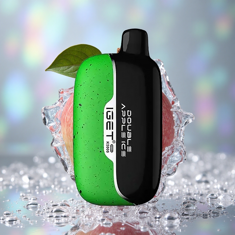 Dvostruka Jabuka Led IGET Moon K5000 Puffs 5000 PuffsМрежасти калем 1,35 Охм
