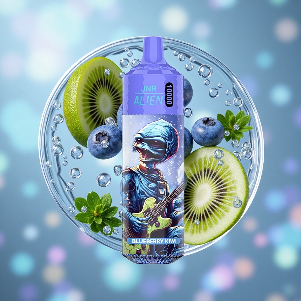 Boravka Jagoda-Kivi JNR Alien 10000 Puffs 20 мл Е-течности