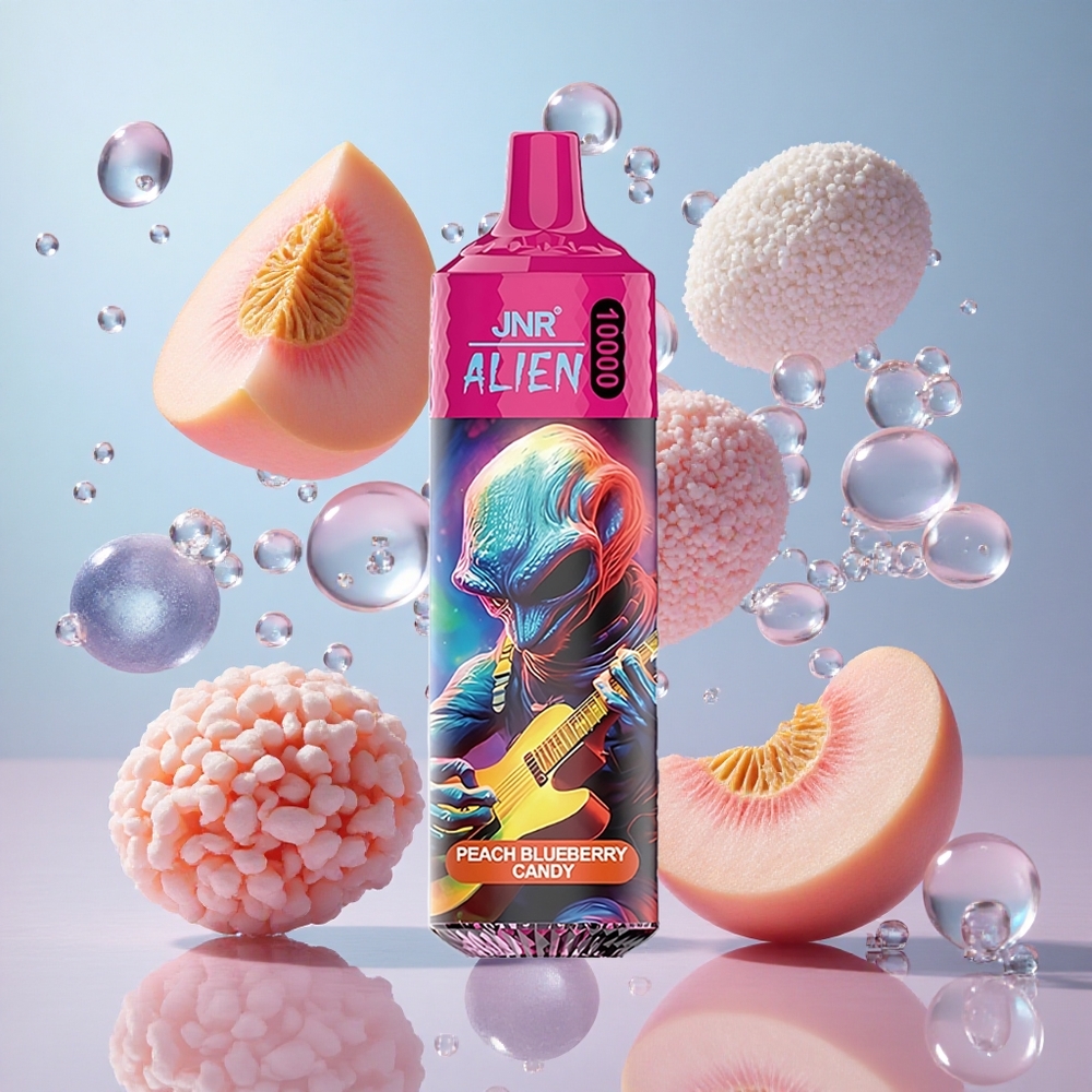 Breskva Borovnica JNR Alien 10000 Puffs 850мАх батерија