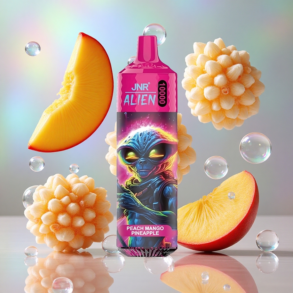 breskva mango ananas JNR Alien 10000 Puffs 850мАх батерија