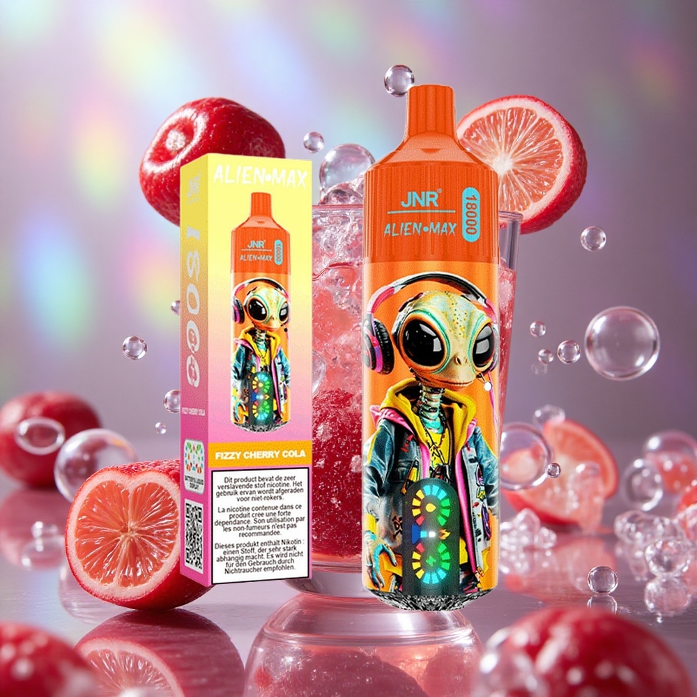 Gazirana Višnja Kola JNR Alien Max 18000 Puffs Дуал Месх Цоил