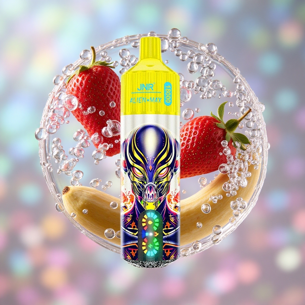 Јагода Банана JNR Alien Max 18000 Пуфова Дуал Меш Коил