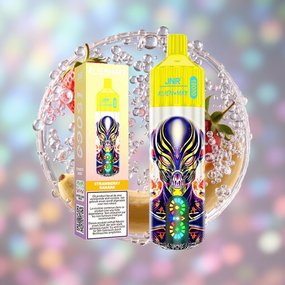 Јагода Банана JNR Alien Max 18000 Пуфова Дуал Меш Коил