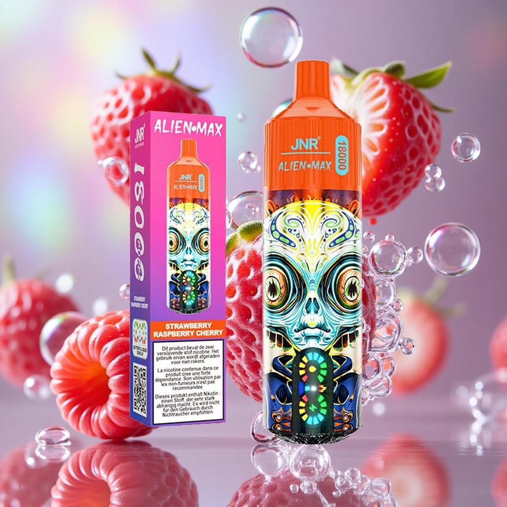 Јагода Малина Трешња JNR Alien Max 18000 Пуфова Дуал Меш Коил