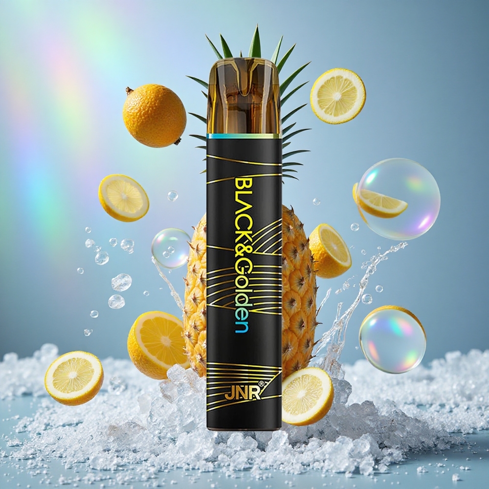 Ananas Ledeni JNR Black&Golden 800 Puffs Једнократни Вапе