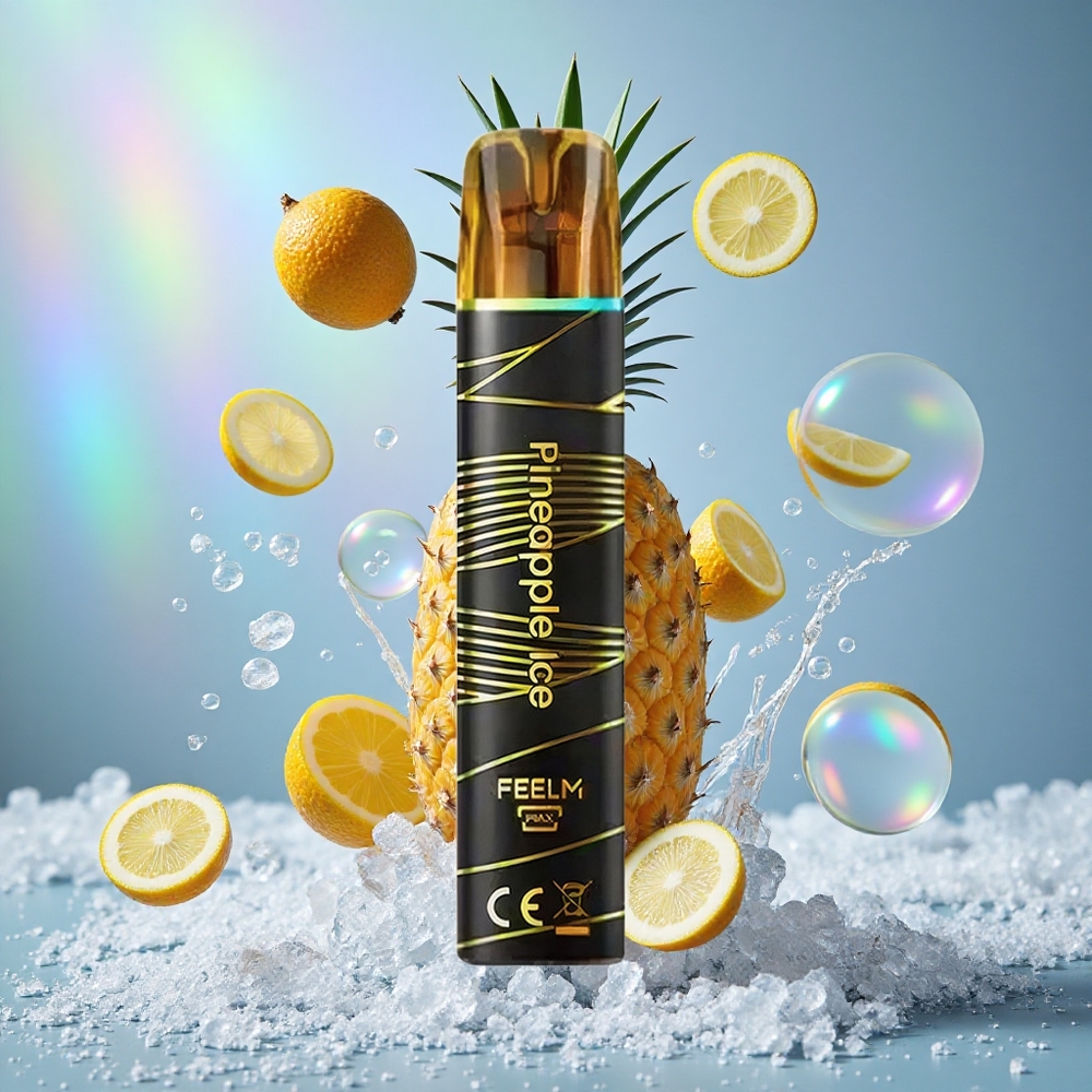 Ananas Ledeni JNR Black&Golden 800 Puffs Једнократни Вапе
