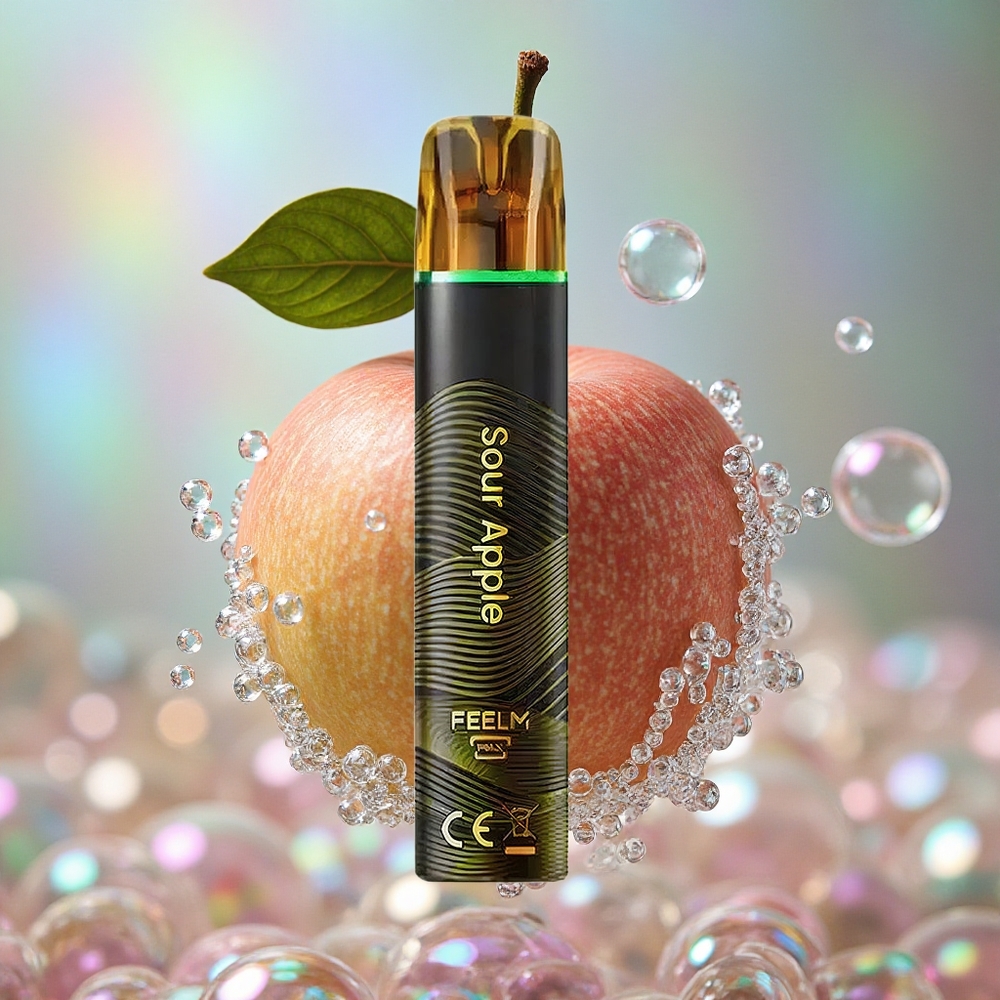 Kisela Jabuka JNR Black&Golden 800 Puffs Једнократни Вапе