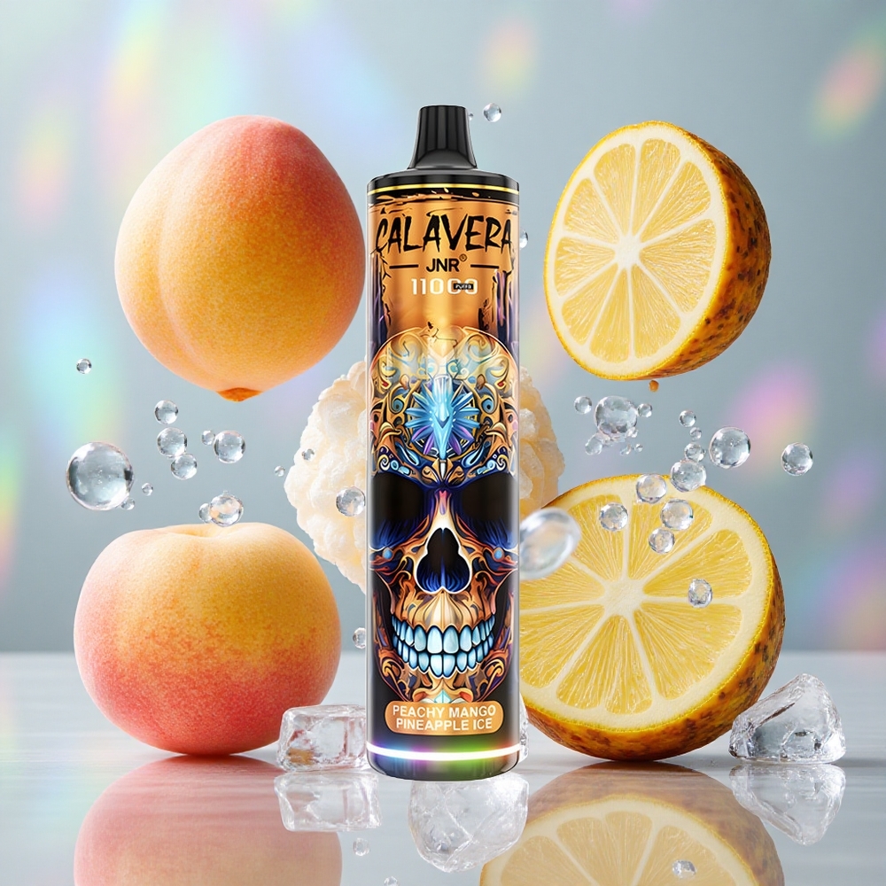Breskva Mango Ananas Led JNR Calavera 11000 Puffs Тип-Ц пуњење