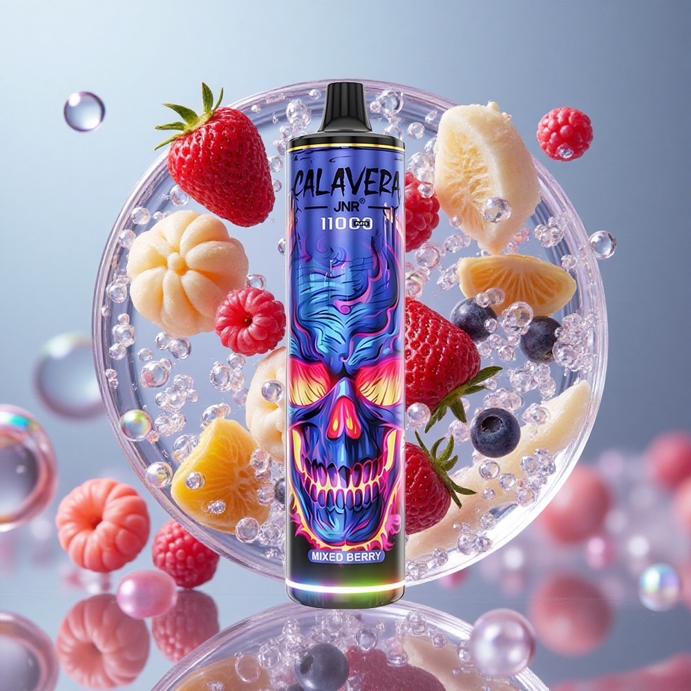 Jagoda-Malina-Ozajbina JNR Calavera 11000 Puffs Тип-Ц пуњење