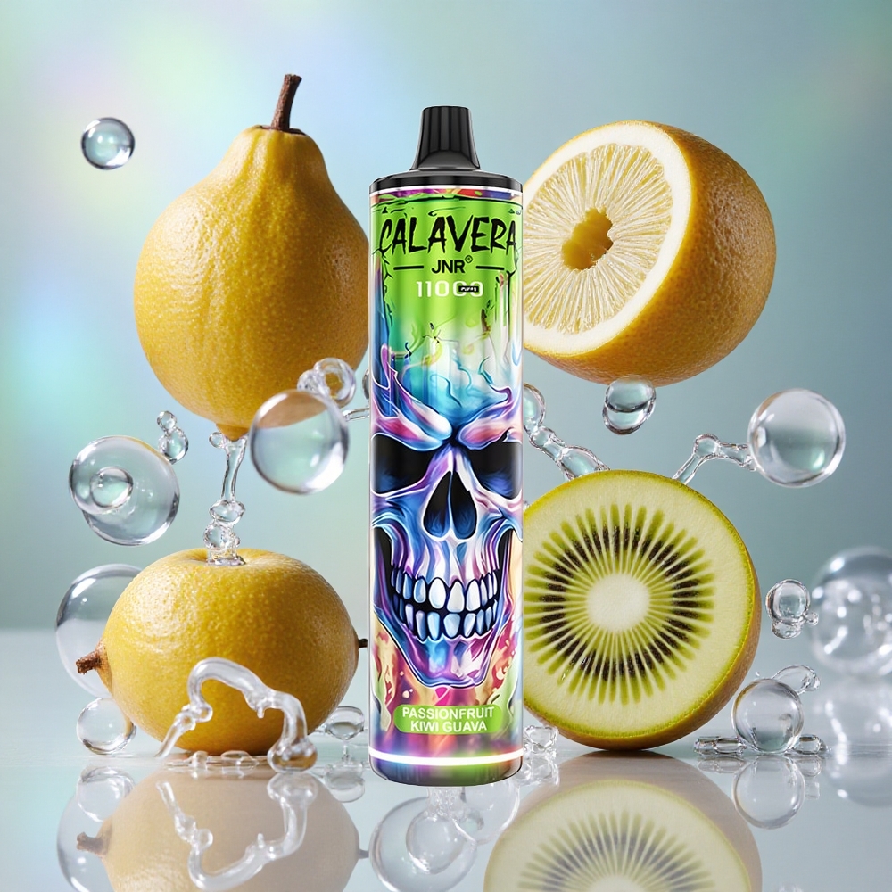 Pasiflora Kivi Guava JNR Calavera 11000 Puffs Тип-Ц пуњење