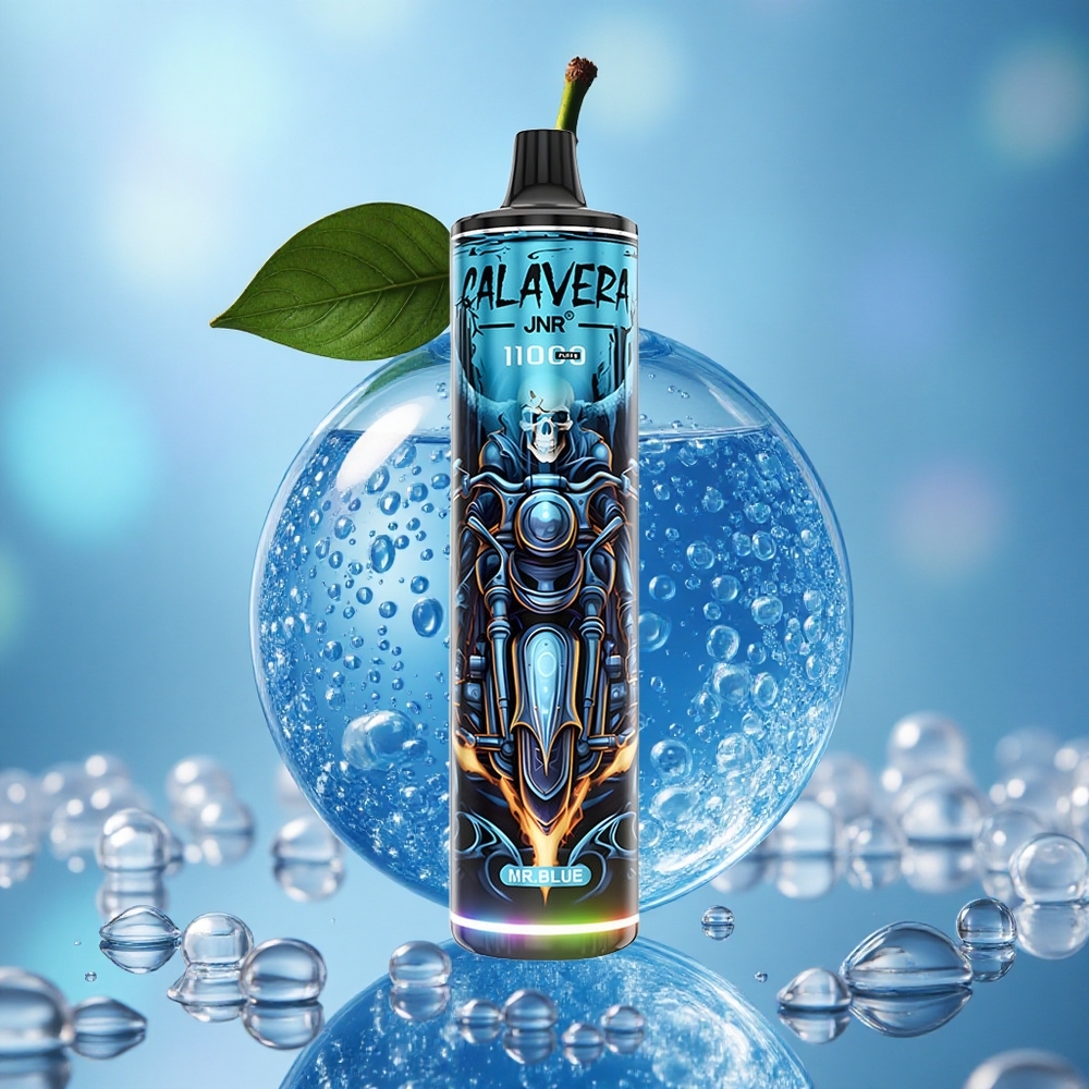 Plava Kombinacija Ukusa JNR Calavera 11000 Puffs 850мАх батерија