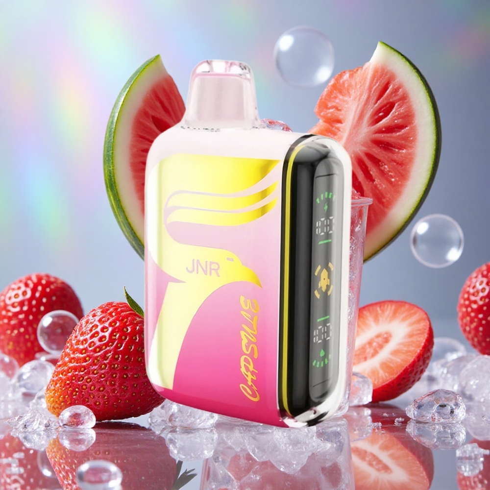 Јагода Лубеница Лед JNR Capsule 15000 Puffs Дуал Месх Цоил
