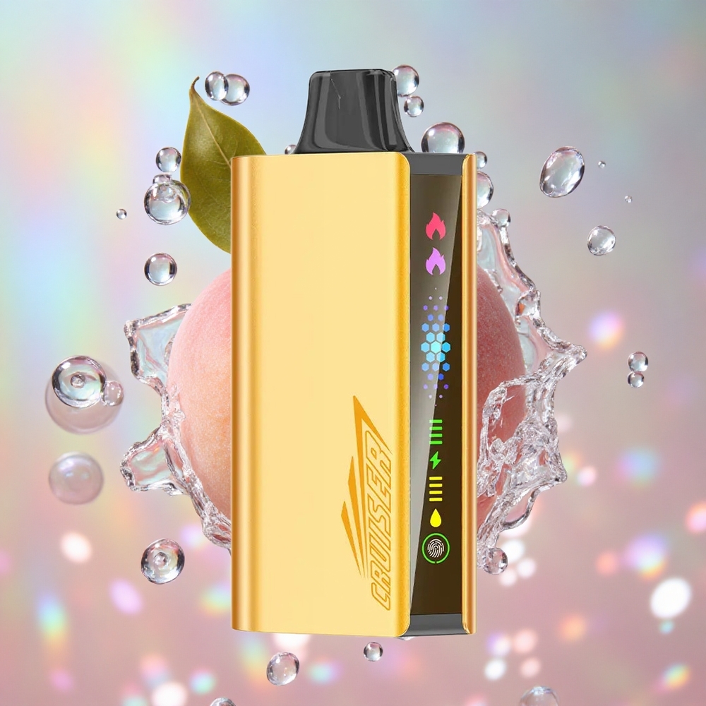 Breskva Led JNR Cruiser 12000 Puffs Bez Punjenja Једнократни Вапе