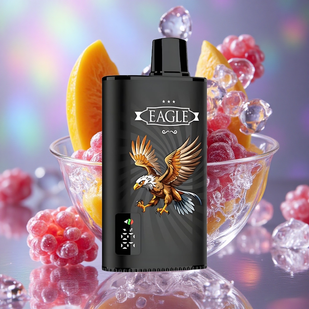 Јагода Манго Ледени JNR EAGLE Smart 23000 Puffs Дигитал Сцреен