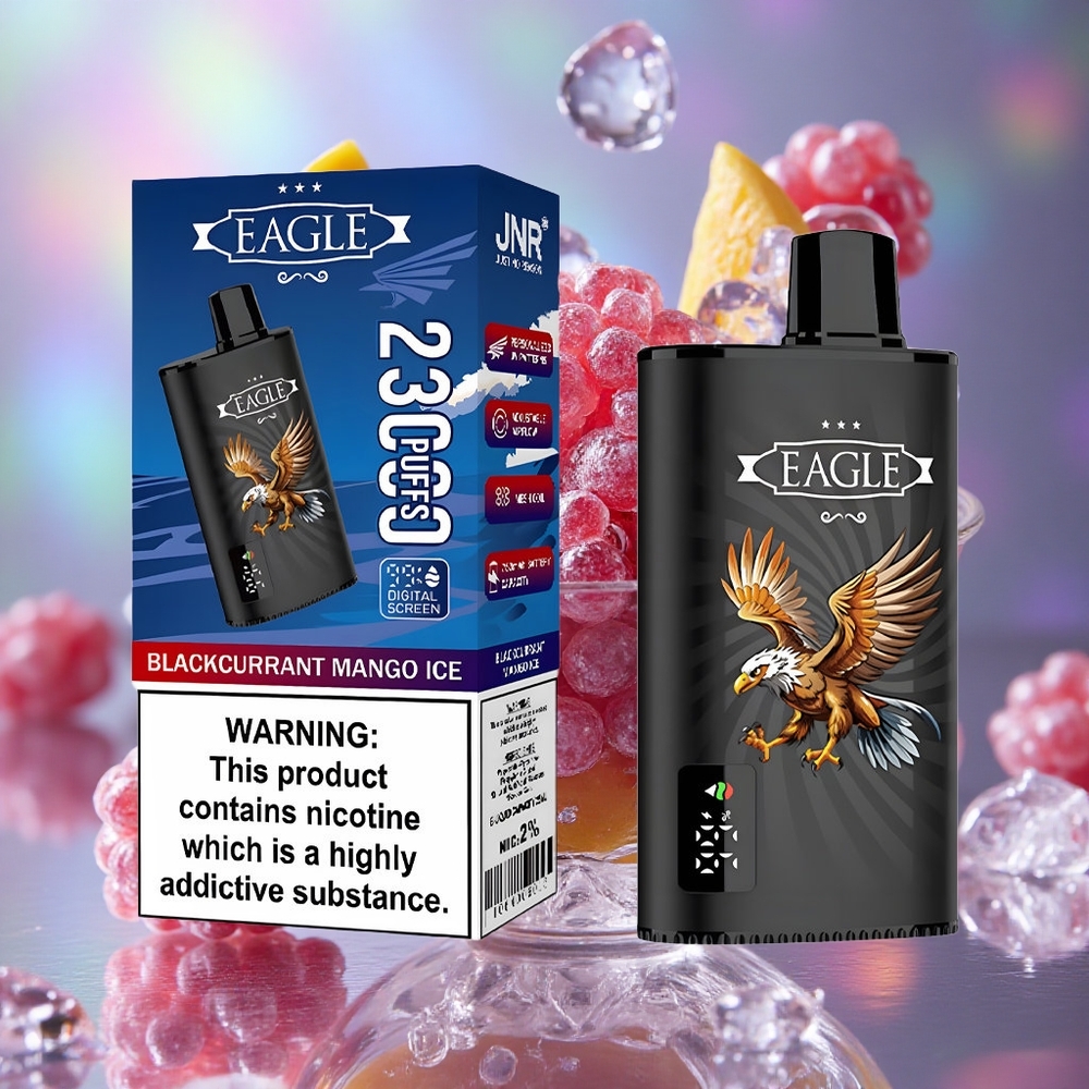Јагода Манго Ледени JNR EAGLE Smart 23000 Puffs Дигитал Сцреен
