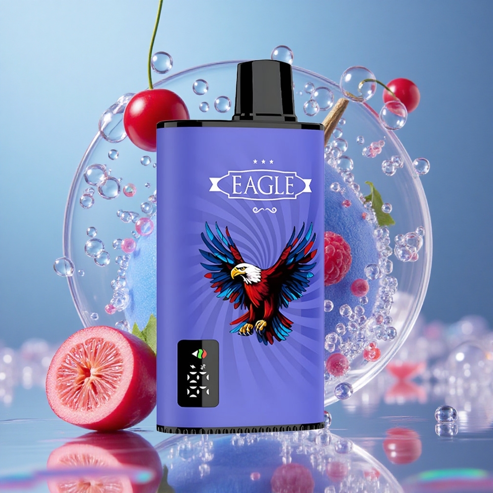 Плава Малина Трешња JNR EAGLE Smart 23000 Puffs Дигитал Сцреен