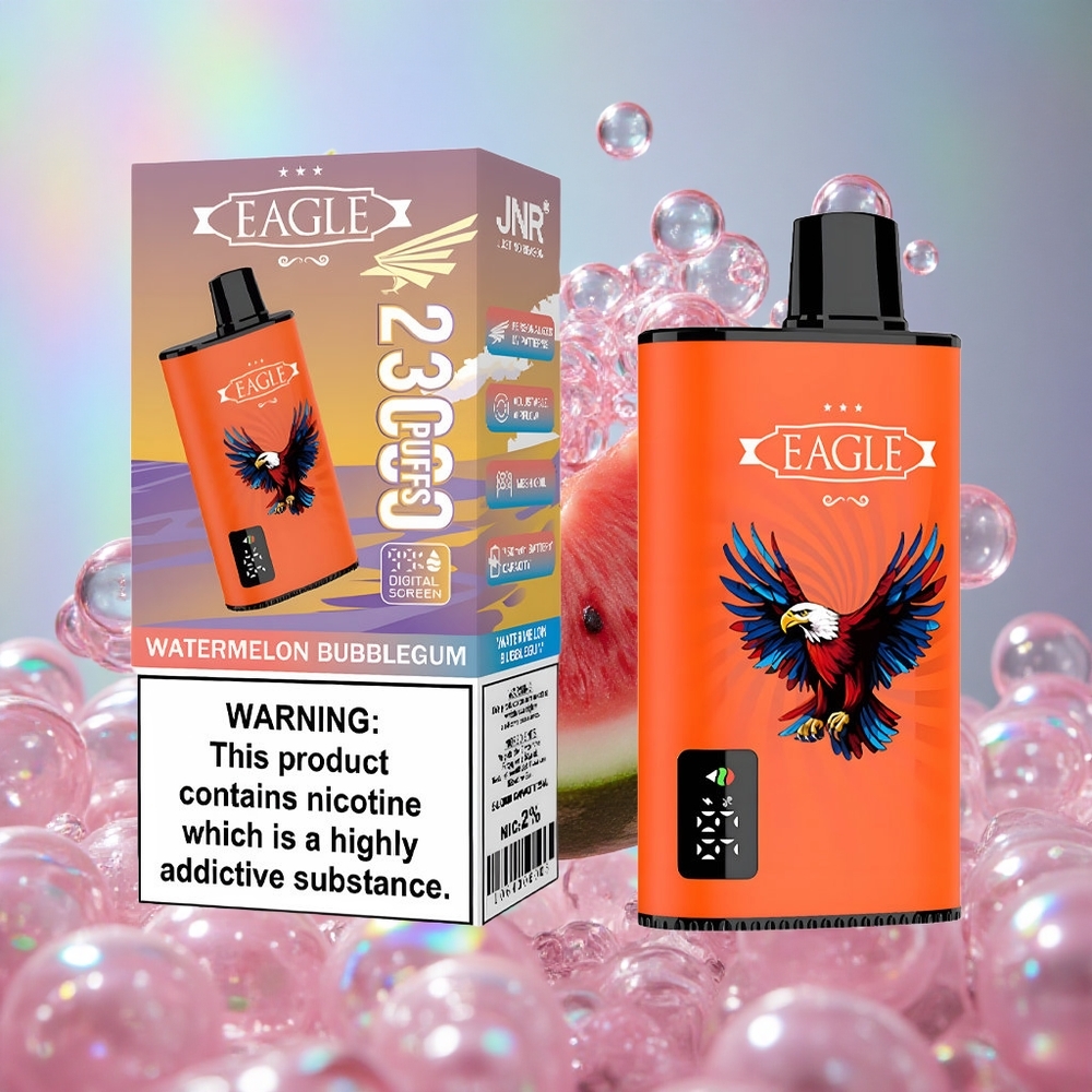 Лубеница жвака JNR EAGLE Smart 23000 Puffs са дигиталним екраном