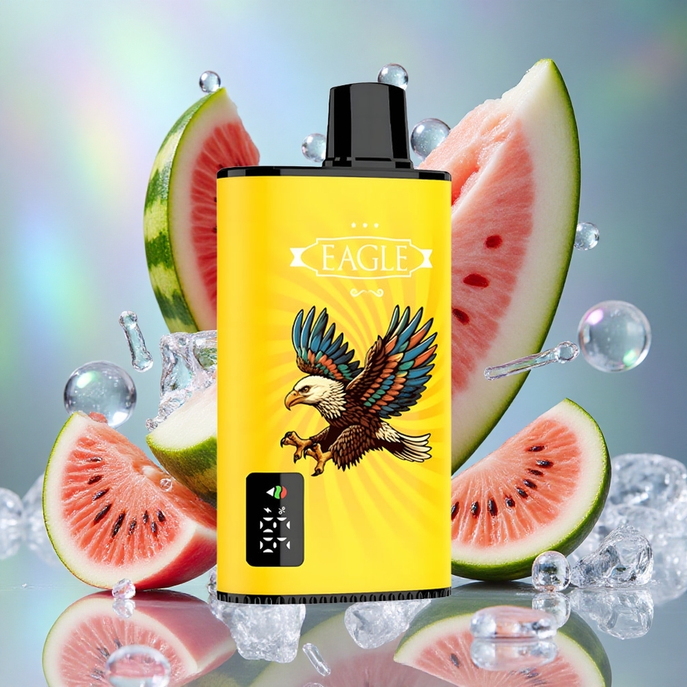 Kivi Lubenica Led JNR EAGLE Smart 23000 Puffs Дигитал Сцреен