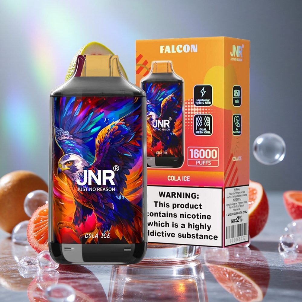 Kola Led JNR Falcon 16000 Puffs Дуал Месх Цоил