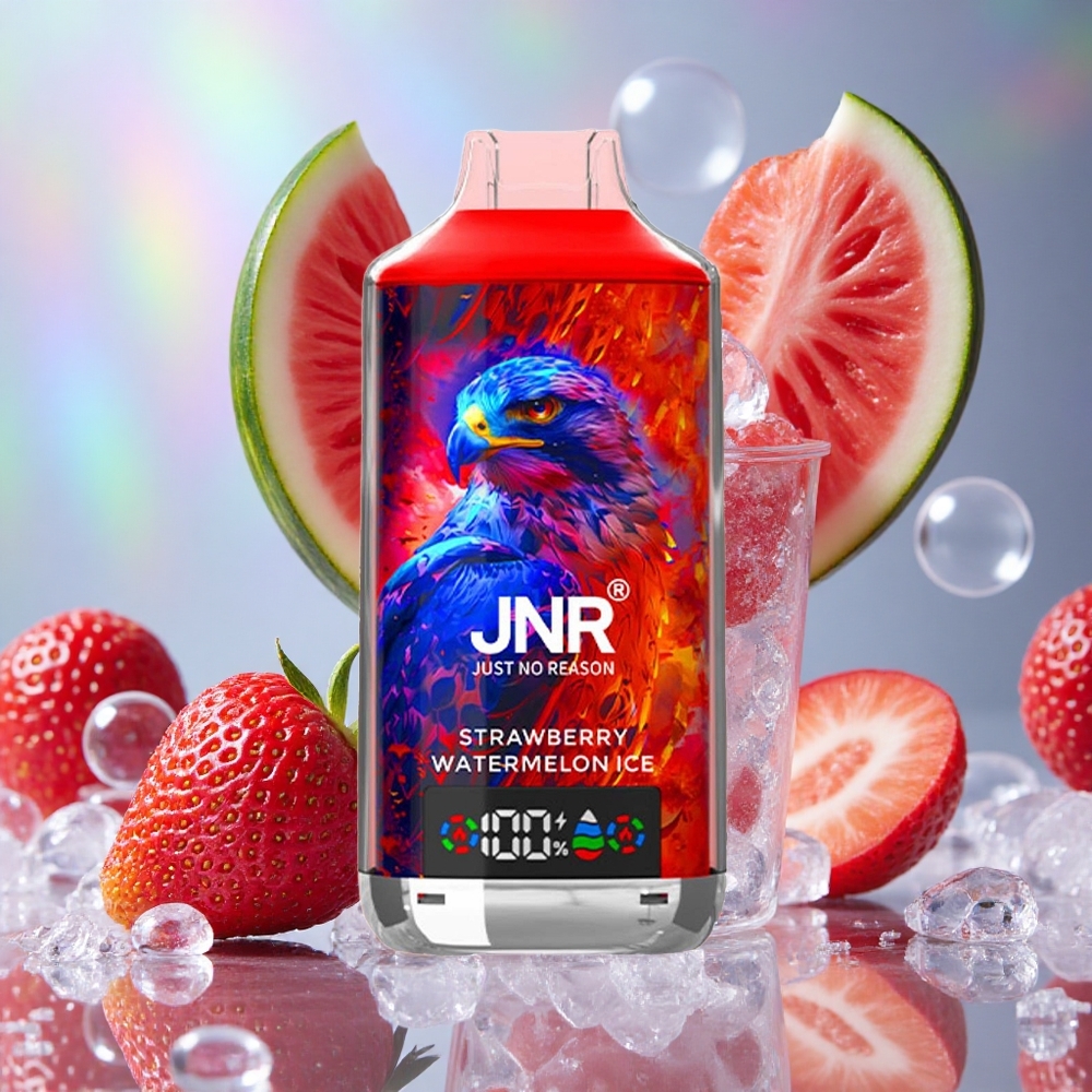 Јагода Лубеница Лед JNR Falcon X 18000 Puffs Дуал Месх Цоил