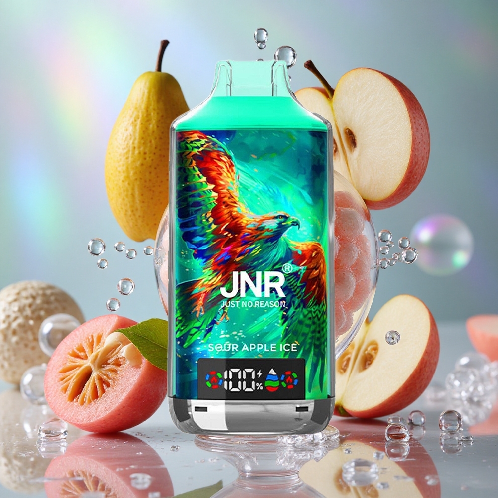 Kisela Jabuka Led JNR Falcon X 18000 Puffs Дуал Месх Цоил