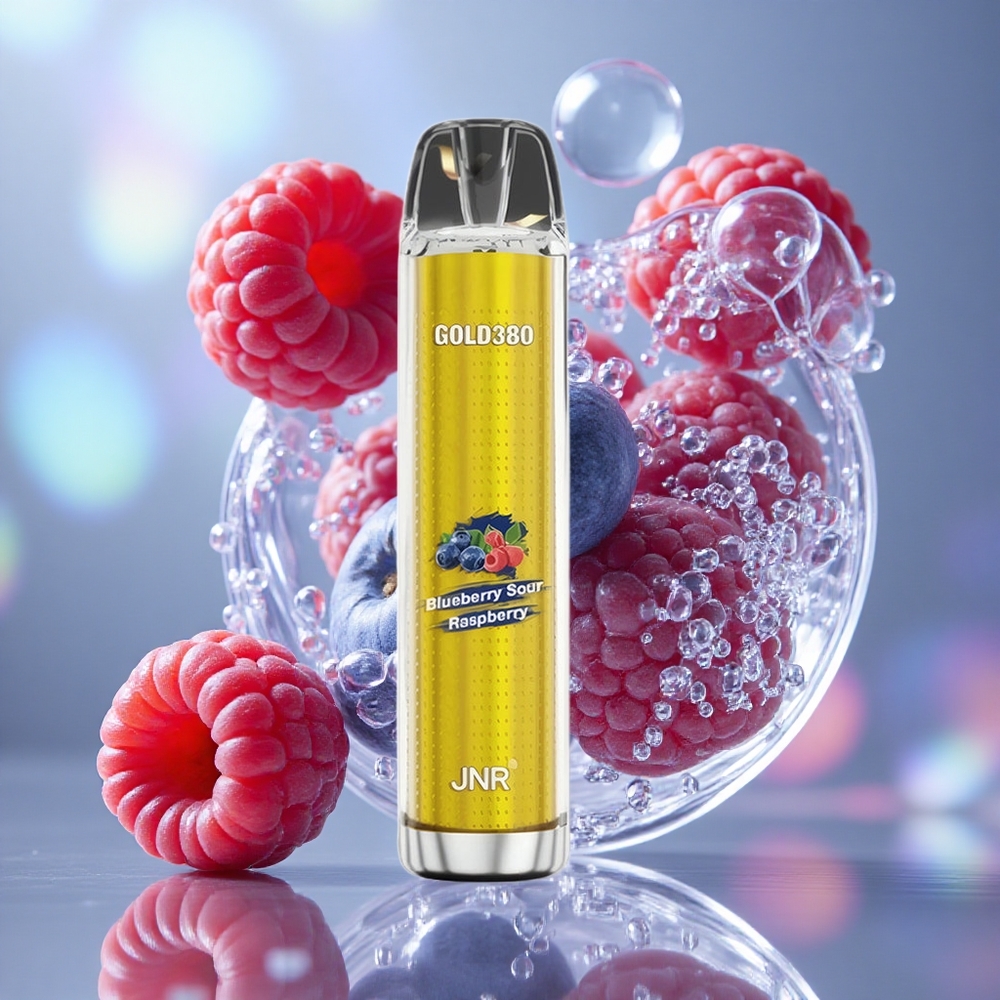Borovnica-Kisela Malina JNR Gold380 6000 Puffs Једнократни Вапе 1500mAh Батерија